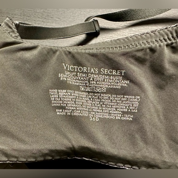 Like New Victoria’s Secret Uplift Semi/demi bra size 36D - Picture 4 of 6